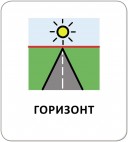 Картки з піктограмами. Орієнтування у просторі