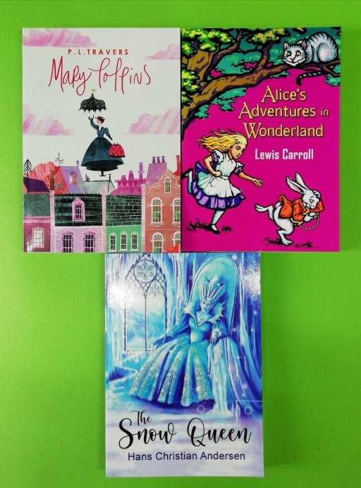 Mary Poppins. Alice's Adventures in Wonderland. The Snow Queen (комплект из 3-х книг)